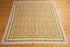 Block Printed Cotton Table Cover - 150 x 150 cms - The Nomads Tent